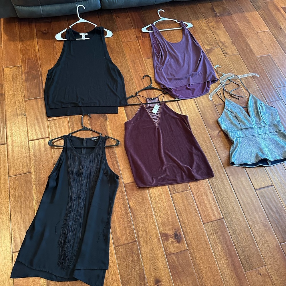 Bundle of Express dressy tank tops